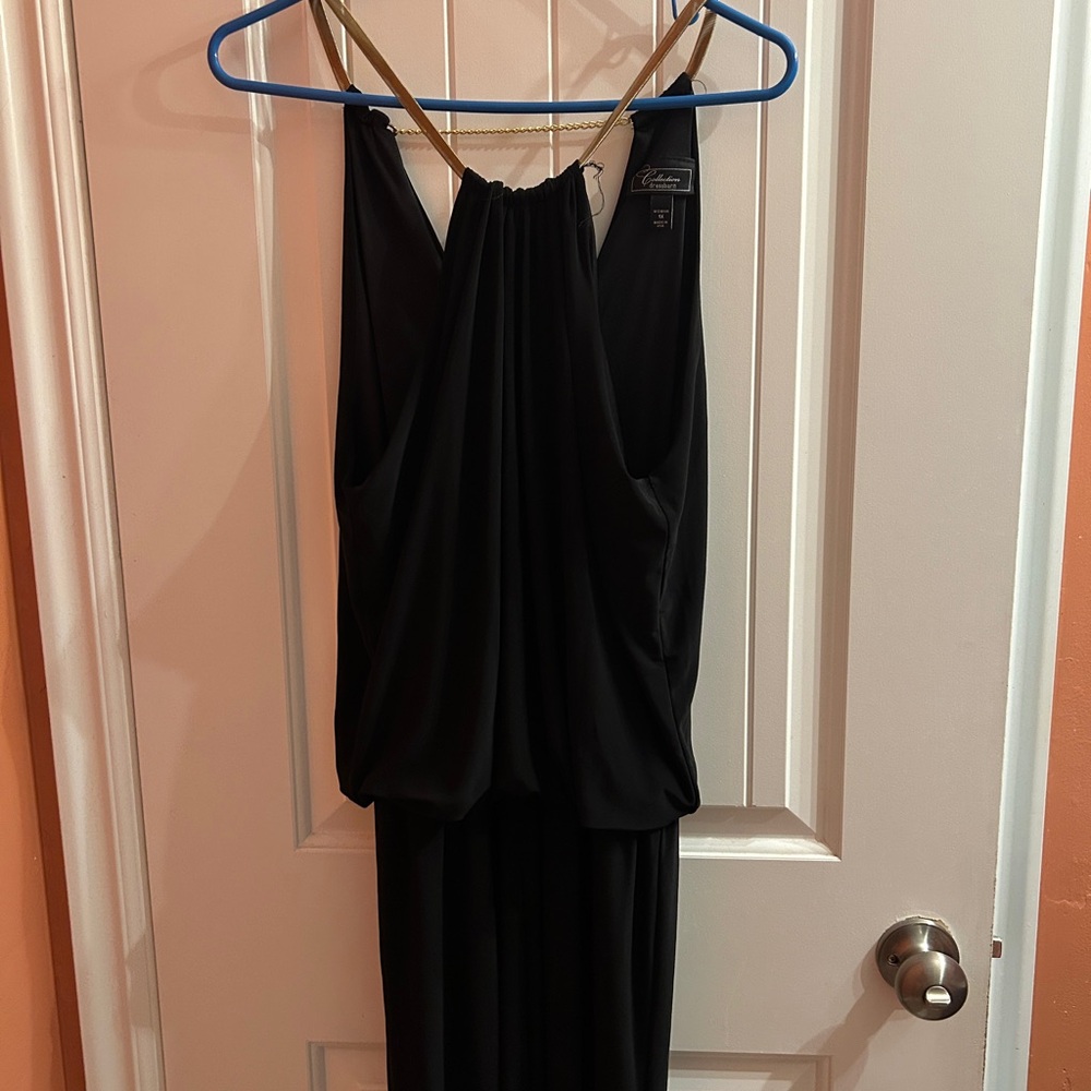 Black Sleeveless Jumpsuit